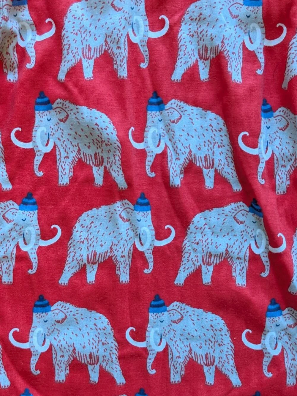 Mini Boden Woolly Mammoth Pajama Set